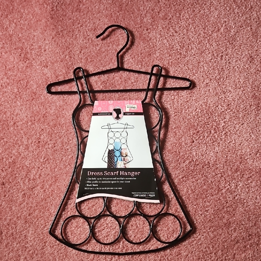 Black Dress Scarf Hanger